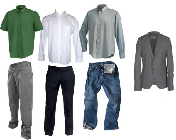 camisas masc. usados apartir de R$5,00